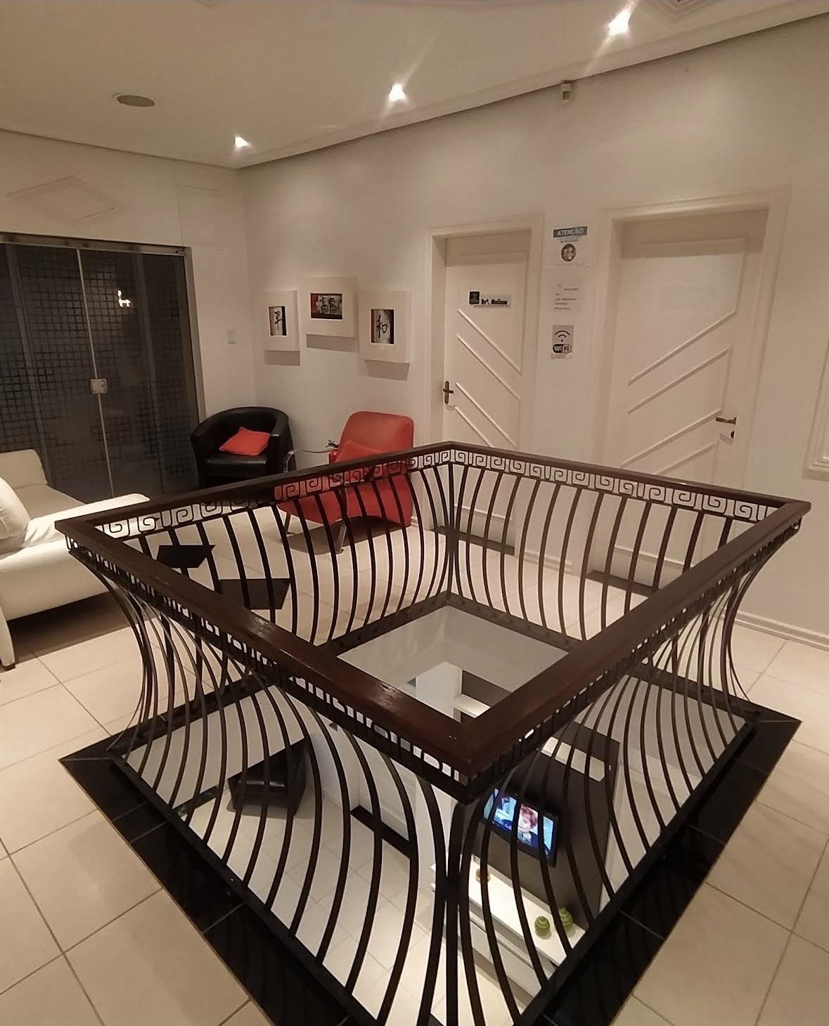 Sala de espera da Vitallis Odontologia