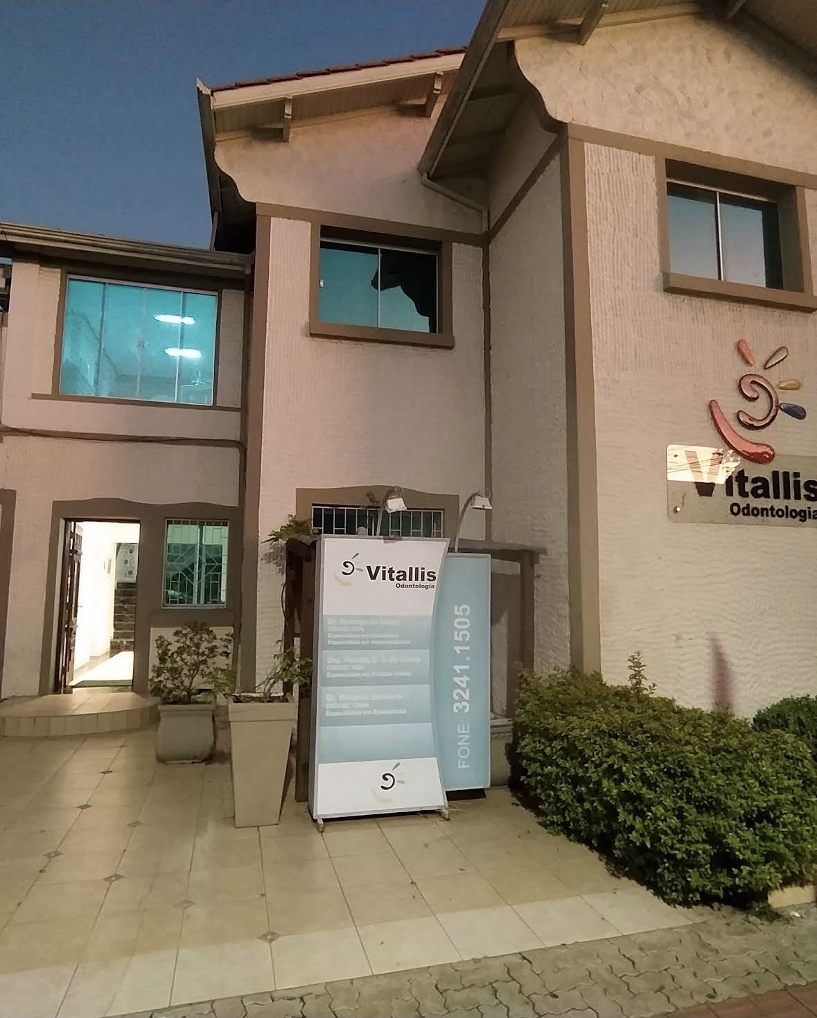 Fachada da clínica Vitallis Odontologia